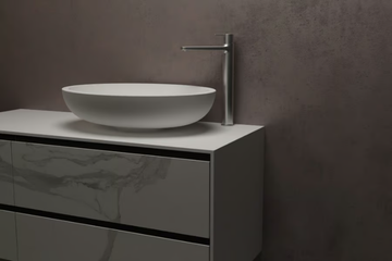 VICTORIA - Single wall-mounted porcelain stoneware vanity unit by MOMA Design - view 3